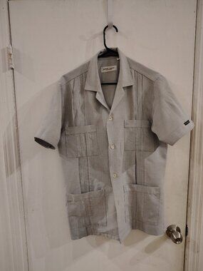 Vintage Pierre Cardin Guaybera M